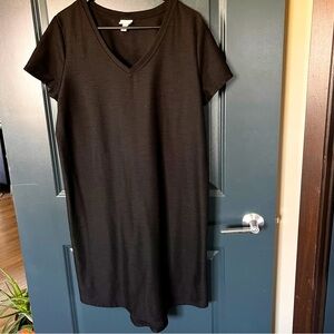 Merona Black T-shirt Style Dress